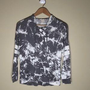 Pink republic top with hoodie size S - NWT